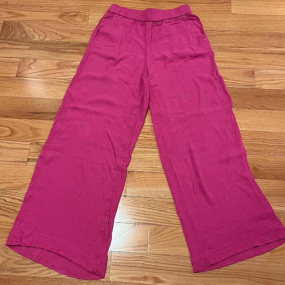 Hot Pink Wide Leg Pants